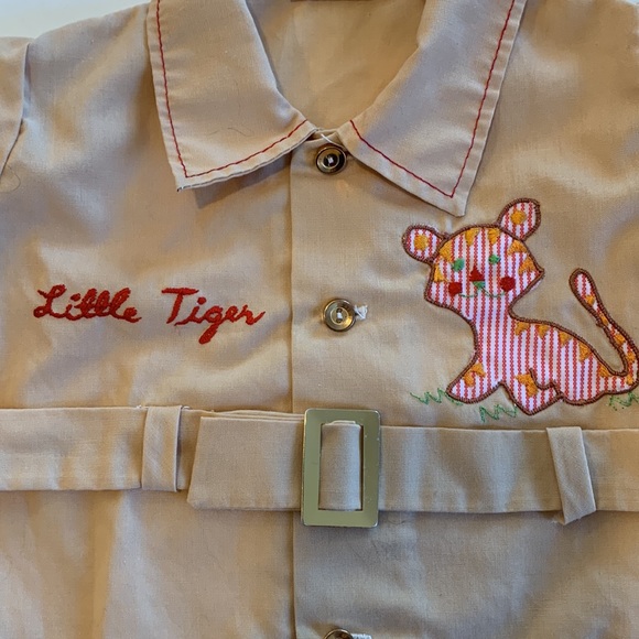 Vintage Catton Candy Little Tiger shirt and short - Picture 3 of 7